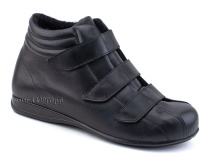 5008-02-1 Плюмекс (Plumex), ботинки для взрослых зимние, натуральная шерсть, кожа, черный, полнота 10 в Волгограде