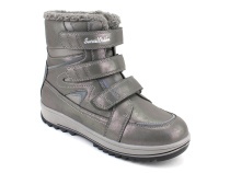 А35-100-4 Сурсил (Sursil-Ortho), ботинки подростковые ортопедические с высоким берцем, зимние,  шерсть, кожа, текстиль, серый в Волгограде